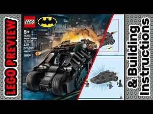PREVIEW: 76303, LEGO BATMAN, Batman Tumbler vs. Two-Face & The Joker & Building Instructions! 2025