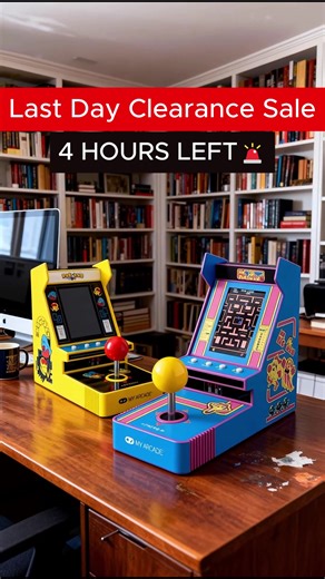 These mini Pac-Man arcade games come in a 2 pack and make the best Christmas gifts!! Definitely a top toy for kids, tweens, teens AND grownups! #miniarcade #pacmanarcade #toptoy #toptoysforkids #tiktokshopcreatorpicks