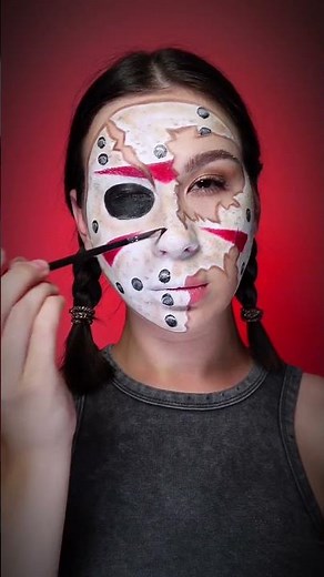 JASON VOORHEES🔪 Makeup tutorial | Friday the 13th #halloweenmakeuplook #cosplay #creativemakeup