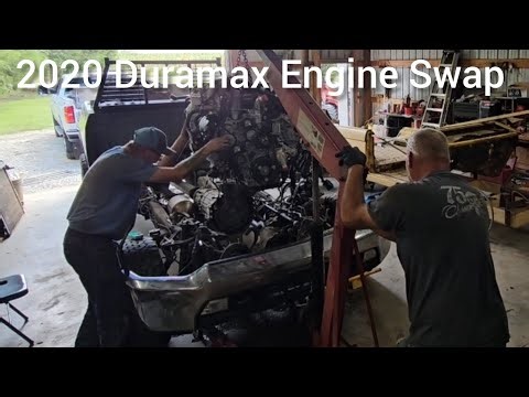 2020 L5P Duramax Engine Swap (Part 3 Swapping engine 8-11-2024)