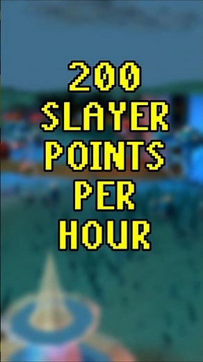 200 SLAYER POINTS PER HOUR! #oldschoolrunescape #gaming #osrstips