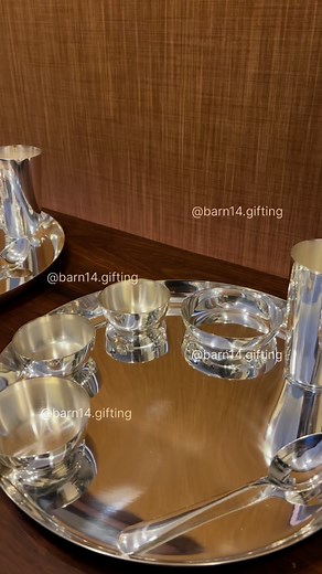 41K views · 686 reactions | Seema suggests ✨ ✔ Daily essentials in premium quality ✔ Easy to wash & use daily – no stress ✔ Made to order – 20 days for perfect sets Add premium utensils to your home this festive season. Place your Diwali orders now  . . . . . . . . . . . . #silvergift #weddingreturngifts #giftsforfamily #diwaligiftideas #dailyuse #weddinggifts #weddingideas #essential #giftideas #reelsinstagram #explore | Barn14.Gifting | Facebook