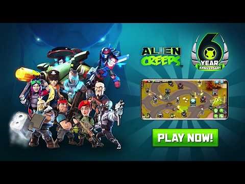 Alien Creeps TD - 6 Year Anniversary Event Trailer