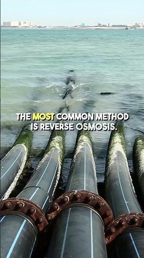 Transforming Sea Water to Drinkable Water! #science #desalination