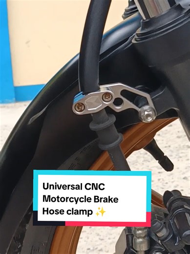 Universal CNC Motorcycle Brake Hose ‎Clip Modified Oil Hose Brake Line ‎Clamp Protector Aluminum ✨✅ ‎ ‎Available color: ‎CNC Silver ✅✅ ‎CNC Gold ✅✅ ‎CNC Black ✅✅ ‎CNC Blue ✅✅ ‎CNC Red ✅✅ ‎ ‎Click yellow basket to order ✅✅ ‎ ‎#brakehoseclamp ‎#cncbrakehoseholder ‎#cnc #motorcyclepartsandaccessories ‎#motorcycleaccessories