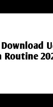 How to download Udvash Unmesh Class Routine 2023 #study #udvash #education #educational #video
