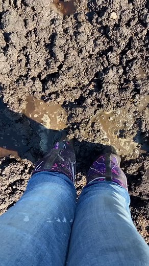 #minicowgirl #mud #foryou #muddy #farm #nice #muck #muckboots #cattle #farmlife #SkipTheRinse #funk