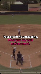 Every coach has been there. Your pitcher starts spiraling—and you’re not sure how to bring her back. What’s worse than a walk? Saying the wrong thing after it. One bad pitch turns into a bad at-bat. A bad at-bat turns into a bad inning. And suddenly, your pitcher’s body language is off, her rhythm is gone, and her confidence is sinking. This is the moment that matters most. What you say right now can either reset her—or send her deeper into doubt. Instead of: 🚫 “Just throw strikes” Say: ✅ “One 