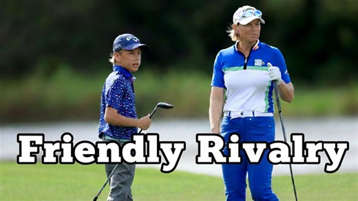 He's better than me now: Annika Sörenstam on losing to her son