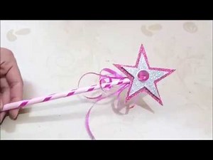 How to make a ANGEL WAND | Princess or Fairy Magic Wand | DIY Magic Wand Craft @CraftStack