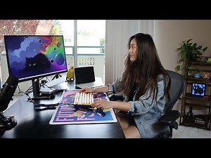 apartment home office desk tour 🐈