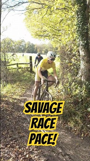 #cyclocross Muddy Path Race_ Epic Cycling Action Through the Woods!