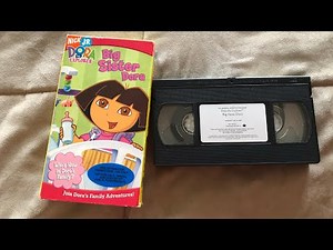 Opening to Dora the Explorer Big Sister Dora Promo VHS