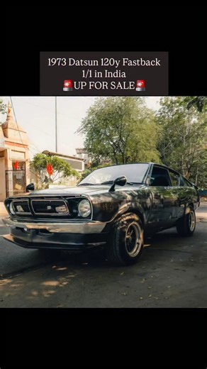 Mad Machine Curator on Instagram: "1973 Datsun 120y Fastback. (140z) (only one in the country) up for sale at #madmachinecurator Original 1.2 Datsun A12 engine Datsun competition steering wheel and gearknob Modern radio hidden in the glove box Mini lites allow wheels 14inch High quality leather sports with dash wrapped with leather as well as. The car has gone through a painstaking restoration over the past 24 months , all the parts including the front grill , fender mirrors , sports steering (s
