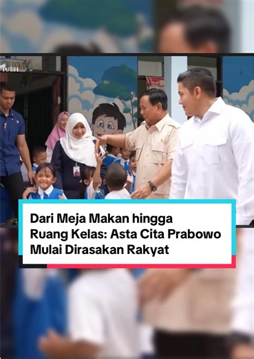 Di tengah tantangan global yang makin kompleks, Indonesia memilih tetap melangkah dengan arah yang jelas. Asta Cita bukan hanya visi besar, tapi diterjemahkan ke dalam program nyata yang menyentuh kebutuhan paling dasar rakyat. Mulai dari pemenuhan gizi anak, pendidikan, hingga penguatan sumber daya manusia sejak usia dini. Negara hadir bukan sekadar sebagai regulator, tapi sebagai penopang masa depan. Inilah investasi jangka panjang untuk Indonesia yang lebih sehat, cerdas, dan berdaya saing #f