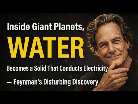 WATER Becomes a Solid That Conducts Electricity Inside Giant Planets —Feynman's Disturbing Discovery