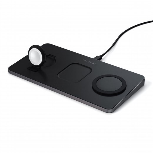 Trio Wireless Charging Pad / Qi Charging Station | Satechi - Apple and PC Accessories
