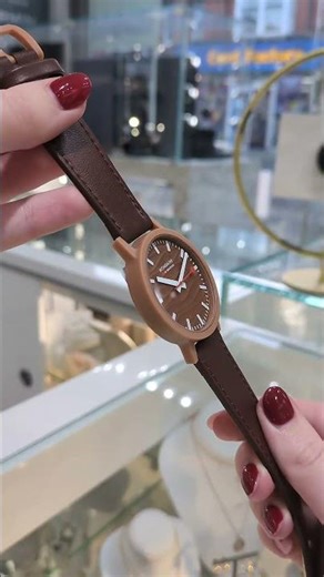 Mondaine essence Mocha - iconic Swiss design, now with a delicious twist ☕️🤎