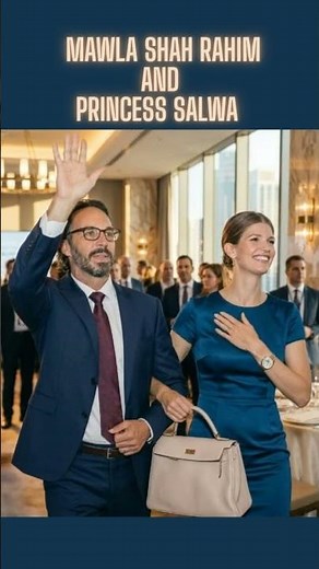 Prince Rahim Aga Khan & Princess Salwa 👑 #AgaKhan