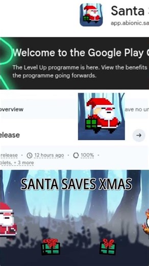 Santa Saves Xmas is finally released; my first simple game.. on Google Playstore