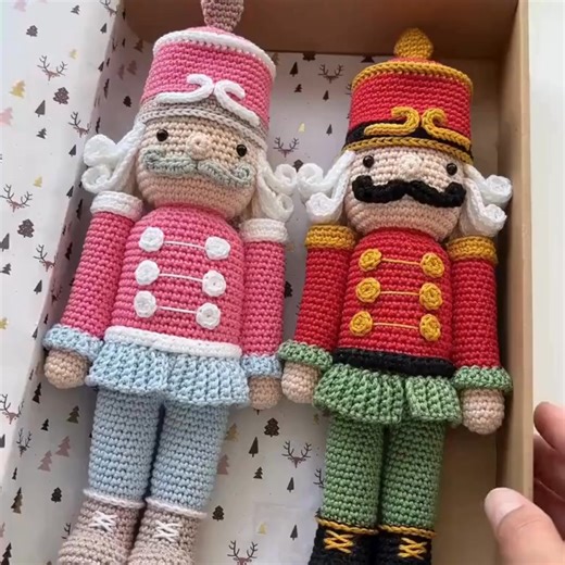 147 reactions · 20 shares |  Bring the magic of Christmas to life! Crochet your own Nutcracker with this detailed step-by-step pattern. Perfect for festive decor, gifts, or collectors! ✨ Easy to follow | Instant PDF download | Holiday favorite! 臨 Start stitching your Christmas guardian today! | Charmiing patterns | Facebook