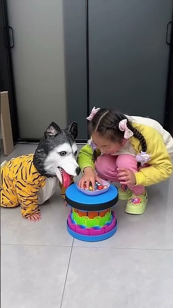 Is the puppy real or fake It looks fierce! #FunFamily #ProductRecommendation #funny