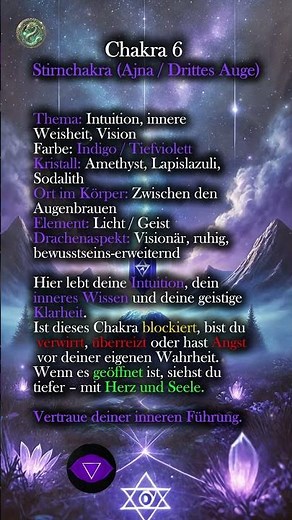 🟣 - Was du über das Stirnchakra wissen musst 💜