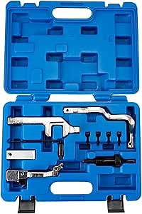 PHILTOP Engine Timing Tool Kit Camshaft Locking Tool Fit for Mini Cooper N12 N14, Camshaft Tensioning Locking Alignment Timing Belt Tool Kit, with Portable Case