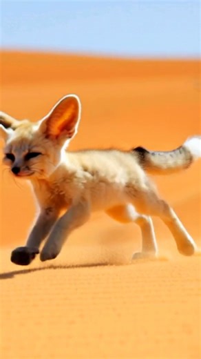This desert puppy looks cute… until you realize it’s built for survival. 🏜️ Meet the fennec fox. Those oversized ears aren’t just adorable, they act like natural air-conditioners, releasing body heat and helping it hear prey moving underground. Small body, big desert superpowers. #FennecFox #DesertAnimals #WildlifeReels #NatureIsCool #AnimalFacts #WildlifeLovers | Discvr Blog