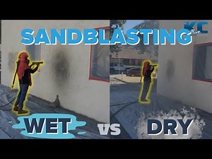 wet vs dry sandblasting