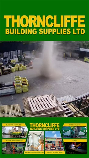 6.2K views · 54 reactions | What a cracking little dust devil this is caught on CCTV at Thorncliffe Building Supplies Ltd in north wales. Run into it or run away from it? #UKWeather #DustDevil #Wales | UK Weather Chase | Facebook