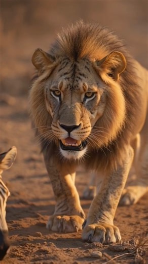 Savannah Showdown: Lion vs Zebra — The Chase You Must See #wildlife #animals