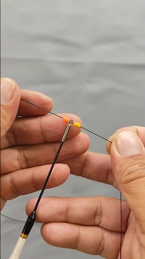 cara mudah membuat rangkaian pancing 1 kail tanpa sambungan