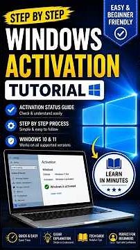 Windows Activation tutorial #Windows #WindowsTutorial #TechTutorial #ComputerTips #Windows11