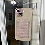 Klearlook Magnetic Suction Phone Mount for MagSafe Case, Removable Sticky Phone Grip Holder for Hands-Free Makeup/Selfie/Live Streaming/Vlog for TikTok & Instagram Influencer/Creator, Classic White