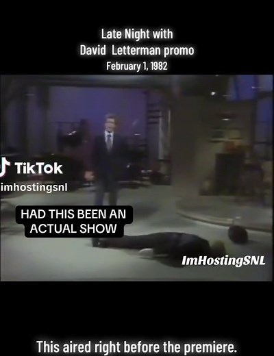 Late Night with David Letterman promo - February 1, 1982 #snl #saturdaynightlive #davidletterman #latenightwithdavidletterman #davidlettermanshow @Saturday Night Live - SNL @David Letterman @david letterman @Late Night with Seth Meyers