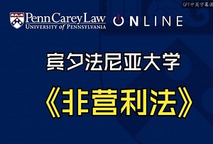 宾夕法尼亚大学《非营利法导论|Introduction to Nonprofit Law》中英字幕_哔哩哔哩_bilibili