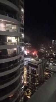 🇺🇸🇮🇷🇮🇱 Aftermath footage emerges following a direct hit by Iranian missiles.