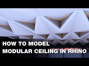 How to Model Modular Ceiling in Rhino
