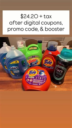 Walgreens Online Deals for Laundry Products and Dish Soap