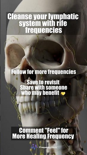 Cleanse your lymphatic system with rife frequencies