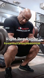 The right rep range for your lagging body parts : Forearms Calves & Abdominal Don’t say these are genetic muscle that’s why I can’t build them, instead you need to train them smartly between 20-30 reps & more frequently. Watch, listen & learn through full video Brand ambassador @myproteinin Link in bio Code-MUKESH #dronacharyathegym #forearms #calvesworkout #abdominal #smarttraining #genetics #lagging #bodybuilding #musclemass #mukeshgahlot | Mukesh Singh Gahlot