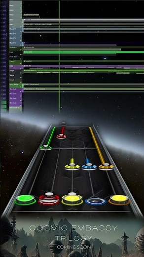 Cosmic Embassy TRILOGY!?!? | Clone Hero Custom Song WORK IN PROGRESS #clonehero #flstudio