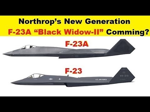 How the Northrop’s New F-23A Black Widow-II May Look Like