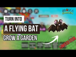 Turn Into a Bat Instantly! How to Use Vampire Fang in Roblox Grow a Garden Tutorial