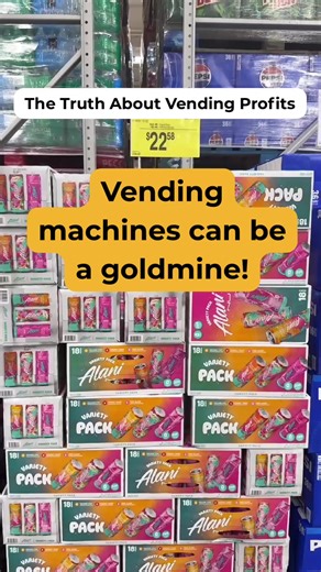 Exploring the real profit potential of vending machines. Are you ready to dive in? #VendingBusiness #PassiveIncome #Entrepreneur