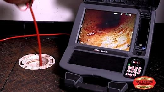 RIDGID 63603 200' Standard SeeSnake Self Leveling TruSense Sewer Camera Reel