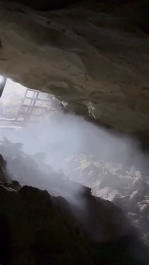 Texas Parks and Wildlife on Instagram: "Adventure or doom? 🌬️ Freezing outside air collides with the warm, humid breath of Kickapoo Cavern, creating an eerie mist drifting from the entrance. Guided tours run every Saturday with reservations, if you’re brave enough to step inside. 📷 Kickapoo Cavern State Park west of San Antonio"