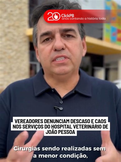Problemas no Funcionamento do Hospital Veterinário de João Pessoa