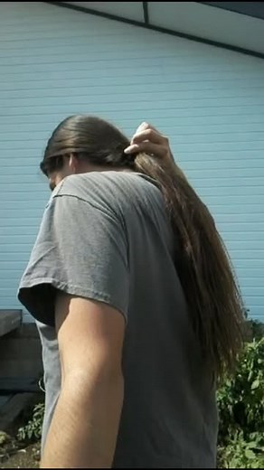 ponytail_boy on Instagram: "#longhairbraid #longhair #longhairman #boylonghair #boywithlonghair #longhairguy"